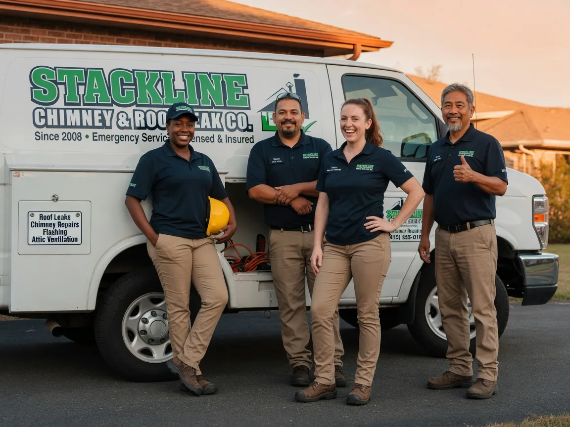 Chimney flashing repair company in Wyandotte, OK